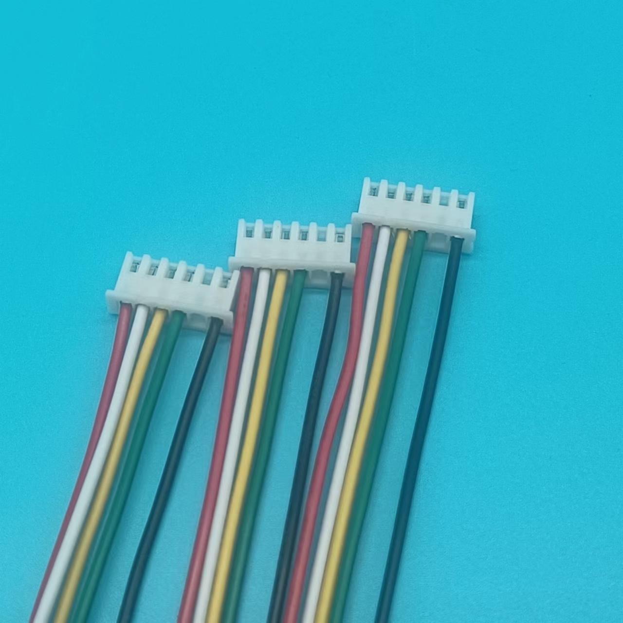 电子线束工厂直供批发 XH2.54端子线5pin1007#24电子线可支持打样